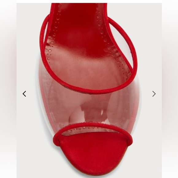 Manolo Blahnik Jadifa 70MM PVC & Suede Mules - Picture 3 of 13